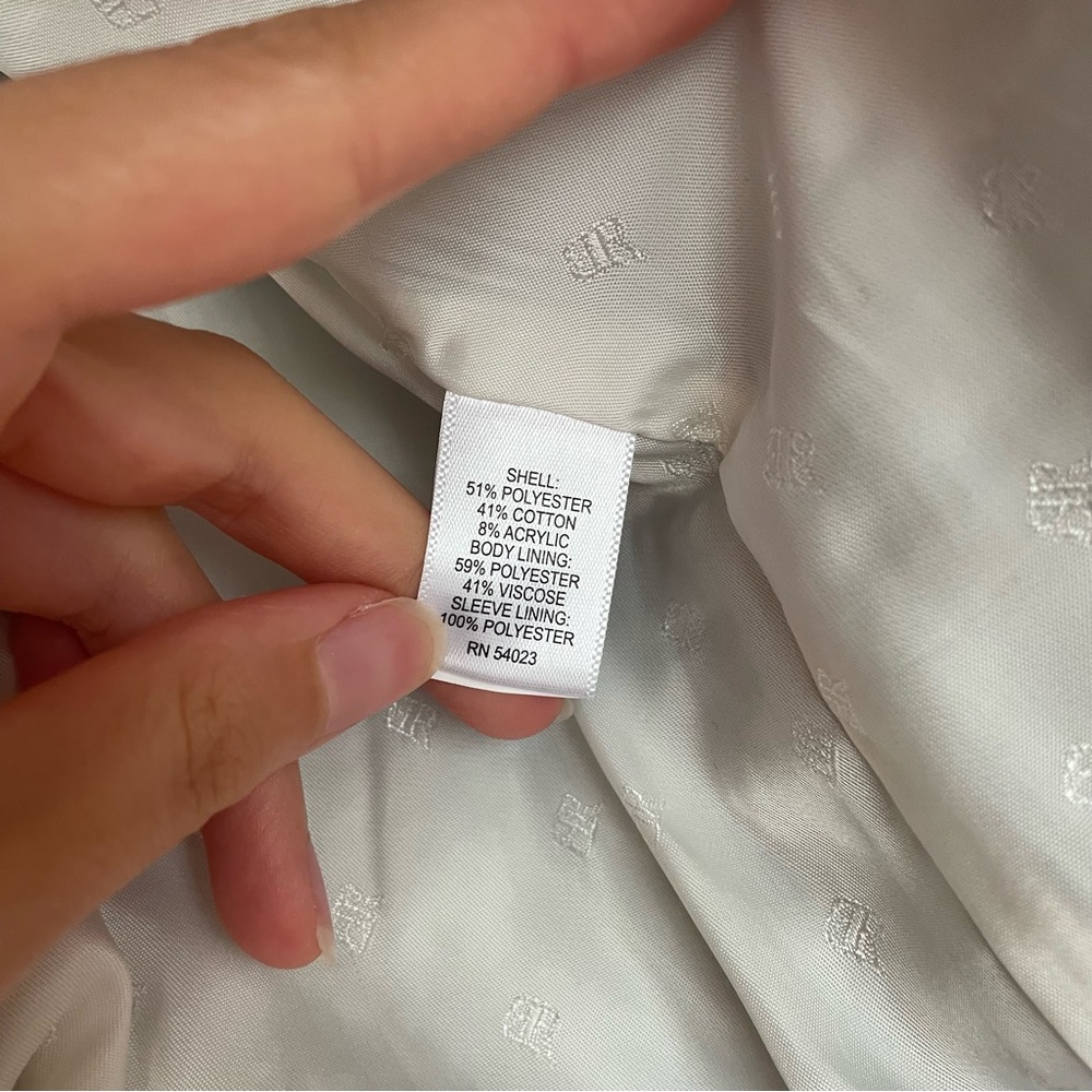 Banana Republic Red Tweed Cropped Blazer - Picture 8 of 16